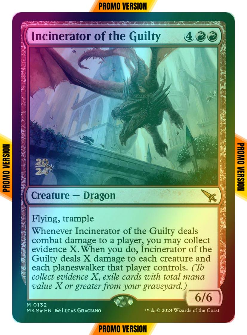 Incinerator of the Guilty [132s] [Prerelease] [Murders at Karlov Manor: Promos] [Foil]