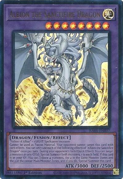 Albion the Sanctifire Dragon - RA05-EN037 - Ultra Rare - 1st Edition