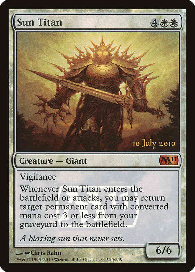Sun Titan [35] [Magic 2011 Promos] [Foil]