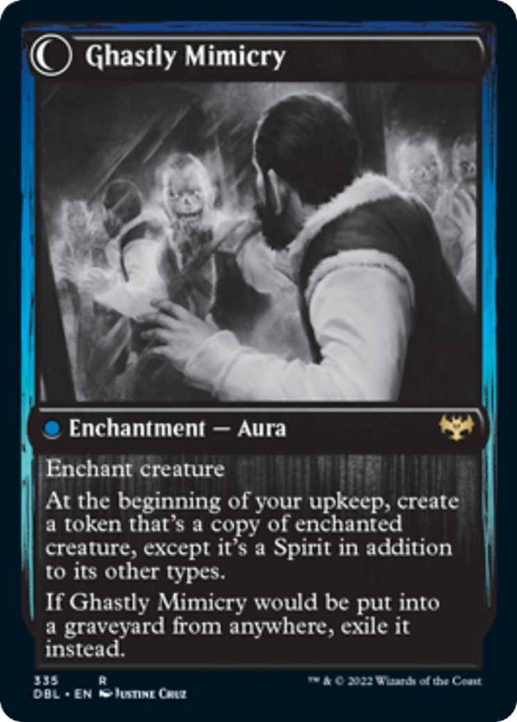 Mirrorhall Mimic // Ghastly Mimicry [335] [Innistrad: Double Feature] [Non-Foil]