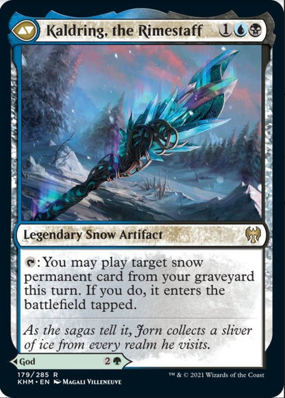 Jorn, God of Winter // Kaldring, the Rimestaff [179] [Kaldheim] [Non-Foil]