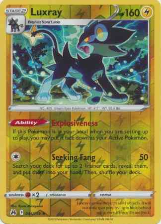 Luxray - 044/159 - Rare [swsh125-044] [Reverse Holo]