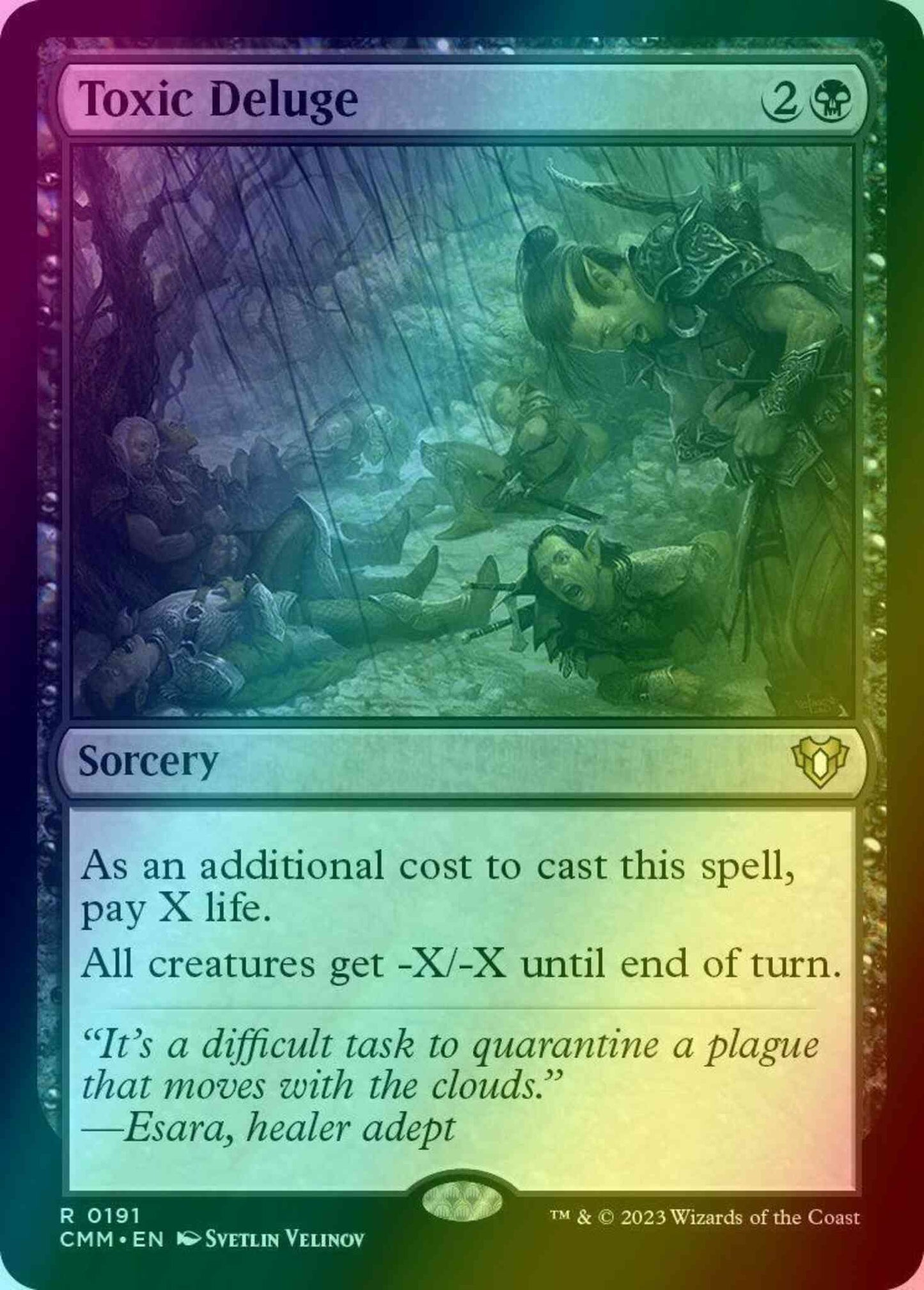 Toxic Deluge [191] [Commander Masters] [Foil]