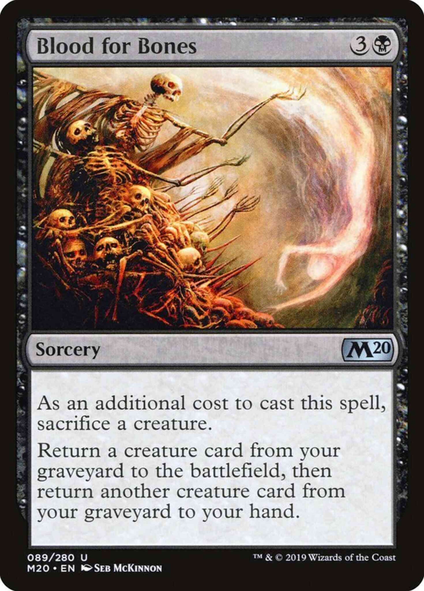 Blood for Bones [89] [Core Set 2020] [Non-Foil]