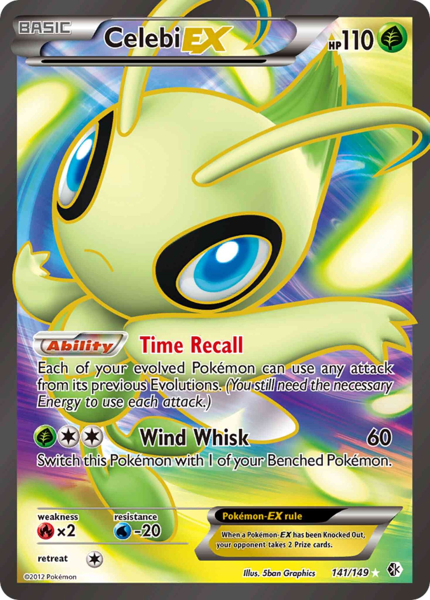 Celebi-EX - 141/149 - Rare Ultra [bw7-141] [Ultra]