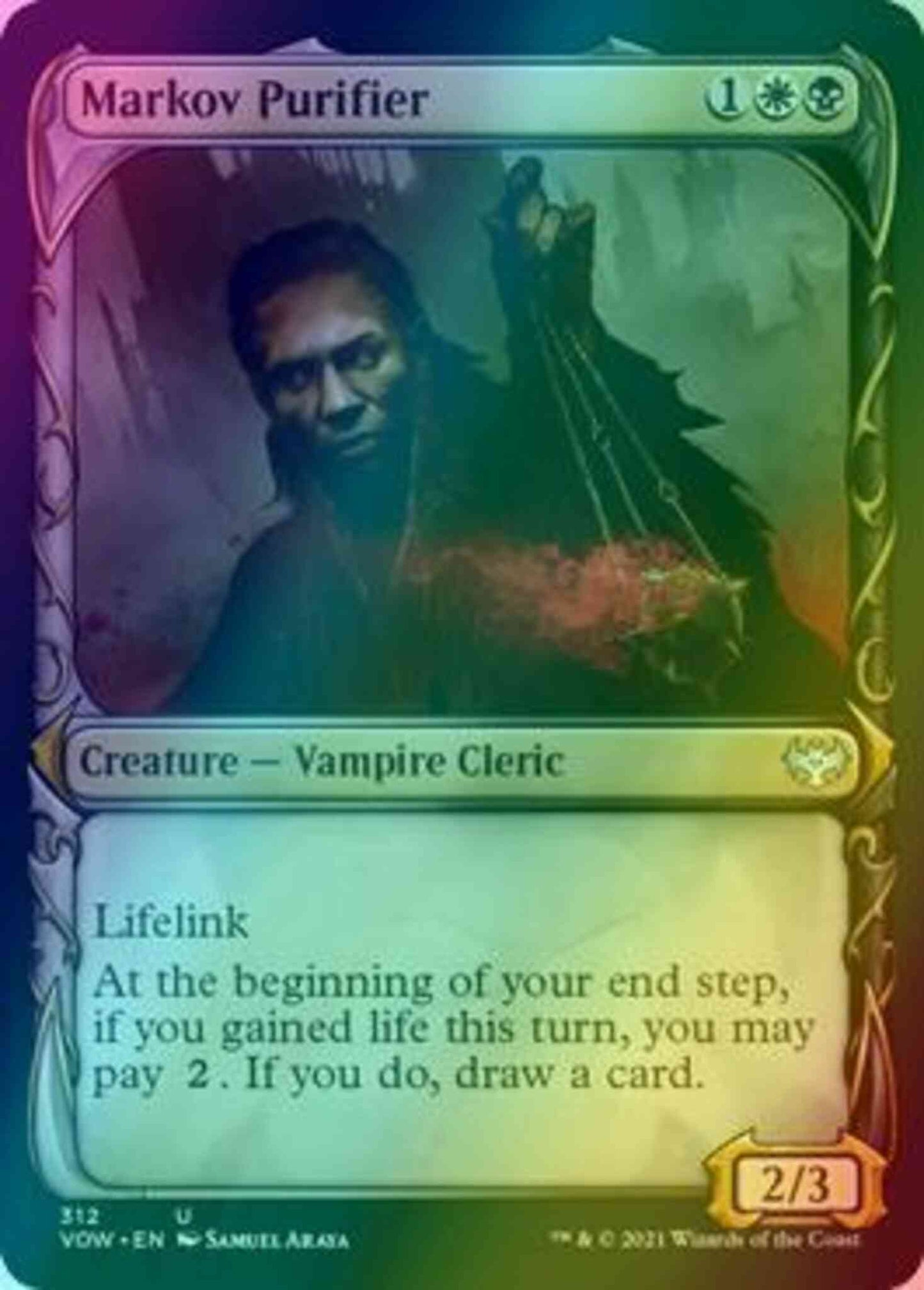 Markov Purifier [312] [Fang Frame Showcase] [Innistrad: Crimson Vow] [Foil]