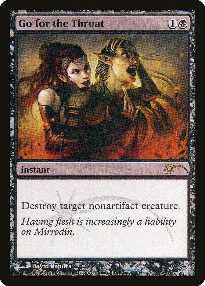 Go for the Throat [Friday Night Magic 2011] [Foil]