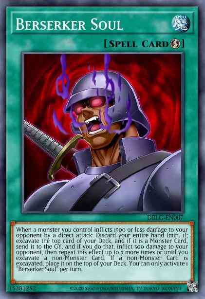 Berserker Soul - DRLG-EN007 - Secret Rare - Unlimited