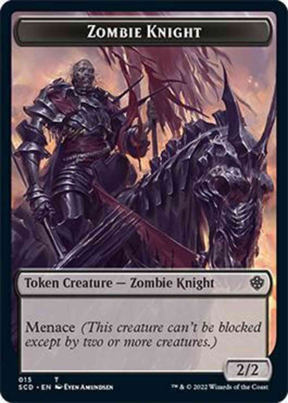 Zombie Knight Token (15) // Zombie Token (13) [Starter Commander Decks: Tokens] [Non-Foil]