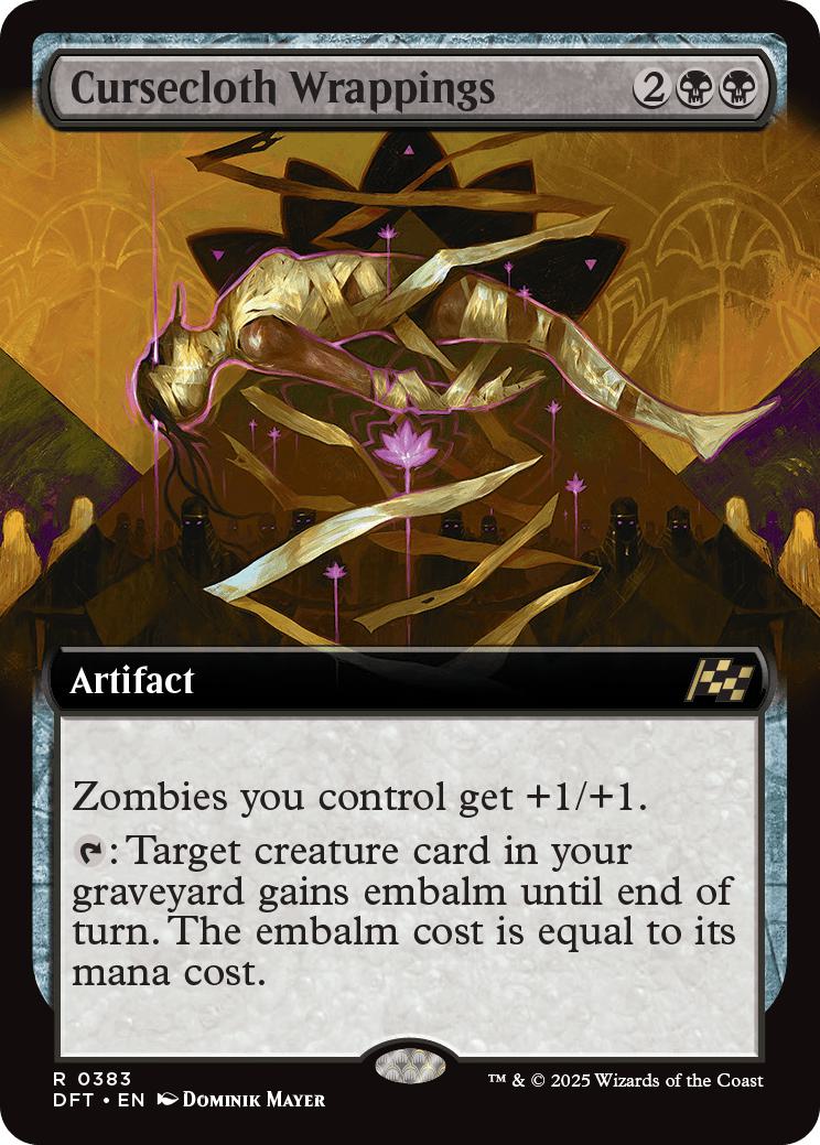 Cursecloth Wrappings [383] [Extended Art] [Aetherdrift] [Non-Foil]