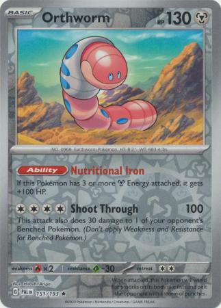 Orthworm - 151/193 - Rare [sv02-151] [Reverse Holo]