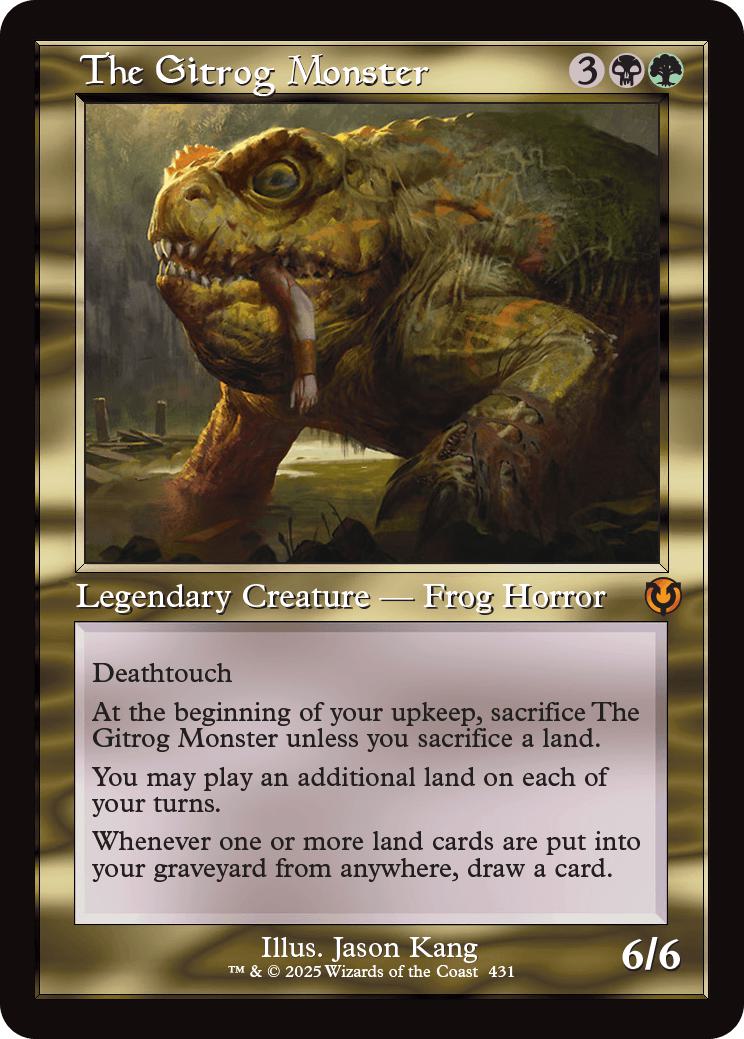 The Gitrog Monster [431] [Retro Frame] [Innistrad Remastered] [Non-Foil]