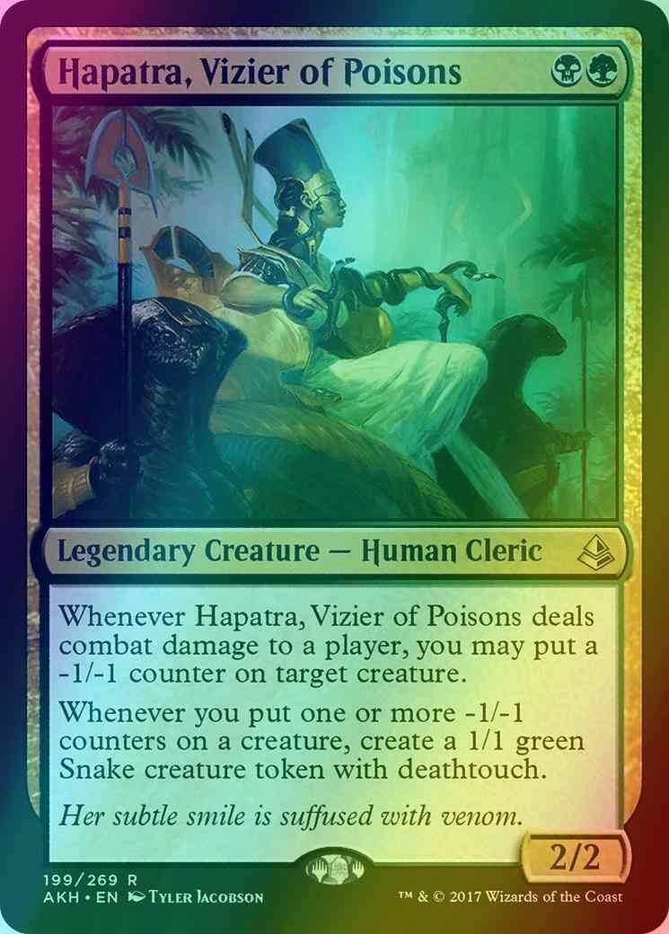 Hapatra, Vizier of Poisons [199] [Amonkhet] [Foil]
