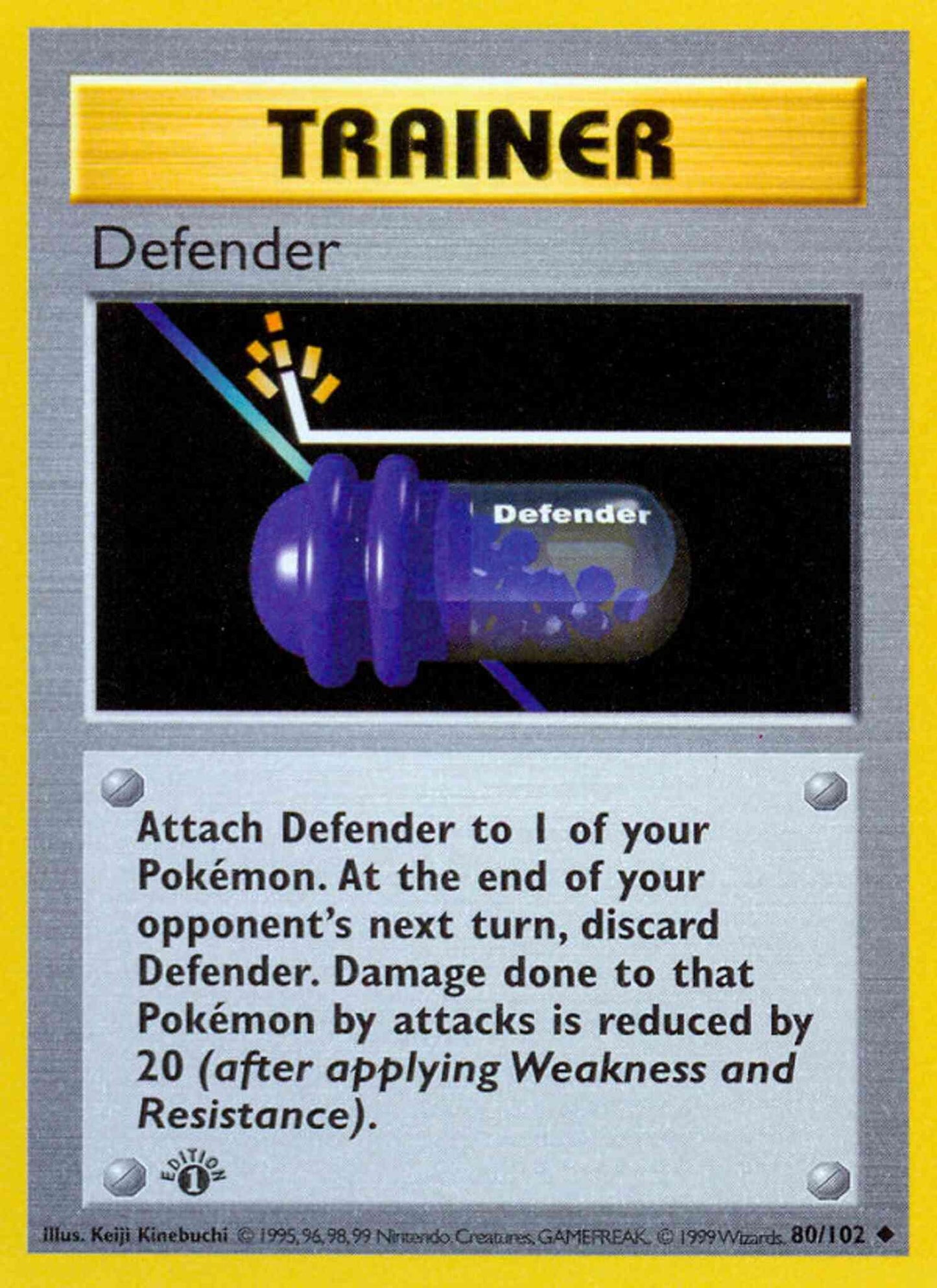 Defender - 80/102 - Uncommon - 1st Edition [base1-80] [Non-Holo]