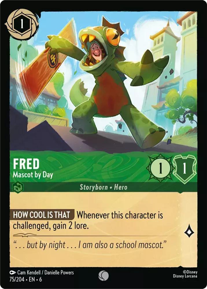 Fred - Mascot by Day - 75/204 [Azurite Sea] [Non-Foil]