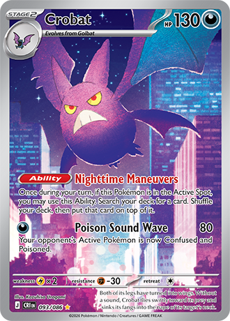 Crobat - 093/086 - Illustration Rare [me04-093] [Ultra]