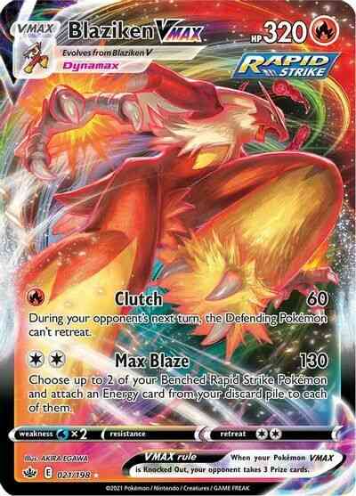 Blaziken VMAX - 021/198 - Rare Holo VMAX [swsh6-021] [Ultra]