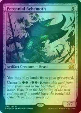 Perennial Behemoth [202] [The Brothers' War] [Foil]