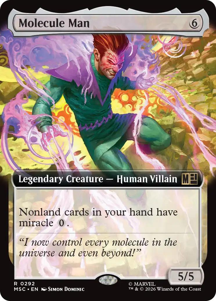 Molecule Man [292] [Extended Art] [Marvel Super Heroes: Commander] [Non-Foil]