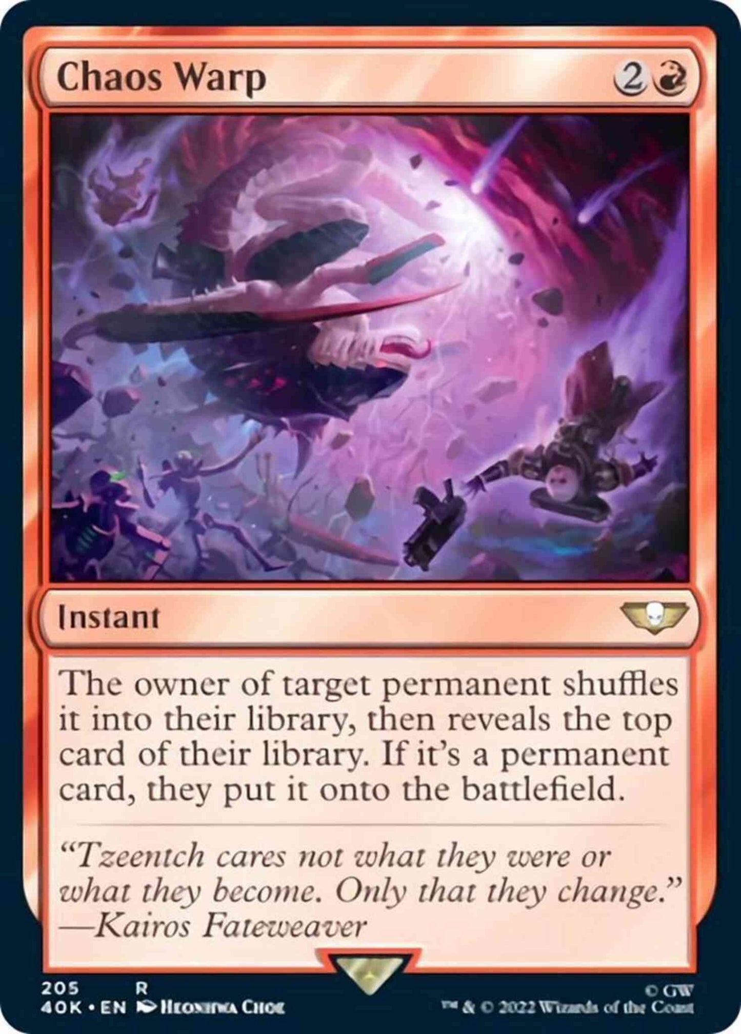 Chaos Warp [205] [Universes Beyond: Warhammer 40,000] [Non-Foil]
