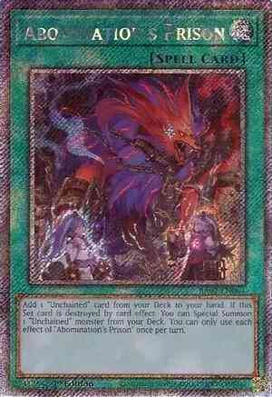 Abomination's Prison - RA02-EN064 - Platinum Secret Rare - 1st Edition