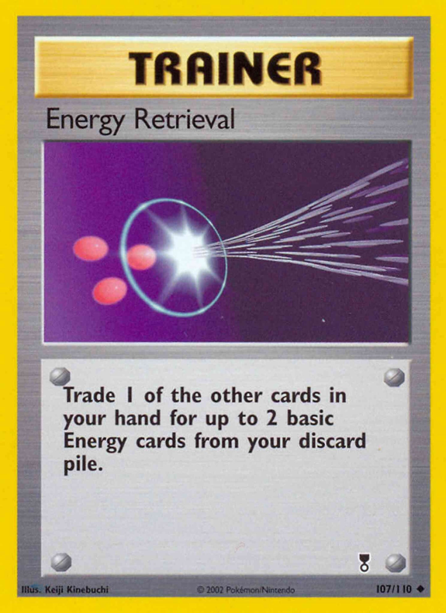 Energy Retrieval - 107/110 - Uncommon [base6-107] [Reverse Holo]