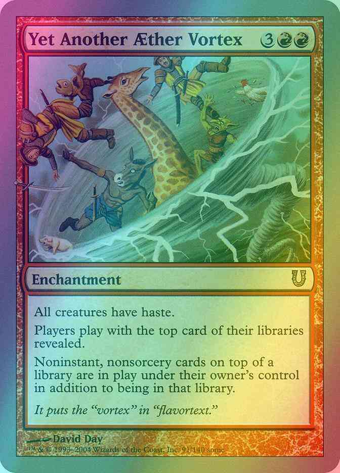 Yet Another Aether Vortex [91] [Unhinged] [Foil]