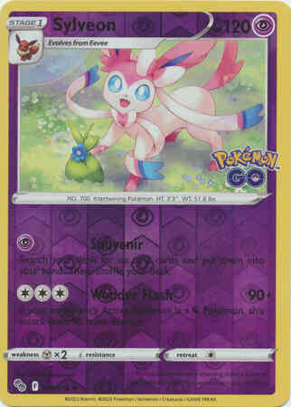 Sylveon - 035/078 - Rare Holo [pgo-035] [Reverse Holo]