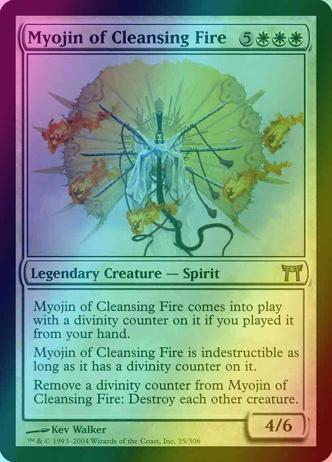 Myojin of Cleansing Fire [35] [Champions of Kamigawa] [Foil]