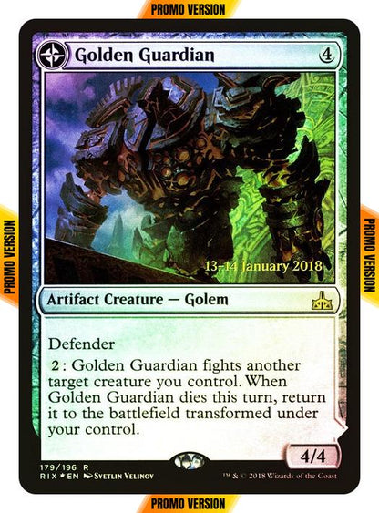 Golden Guardian // Gold-Forge Garrison [179s] [Rivals of Ixalan Promos] [Foil]