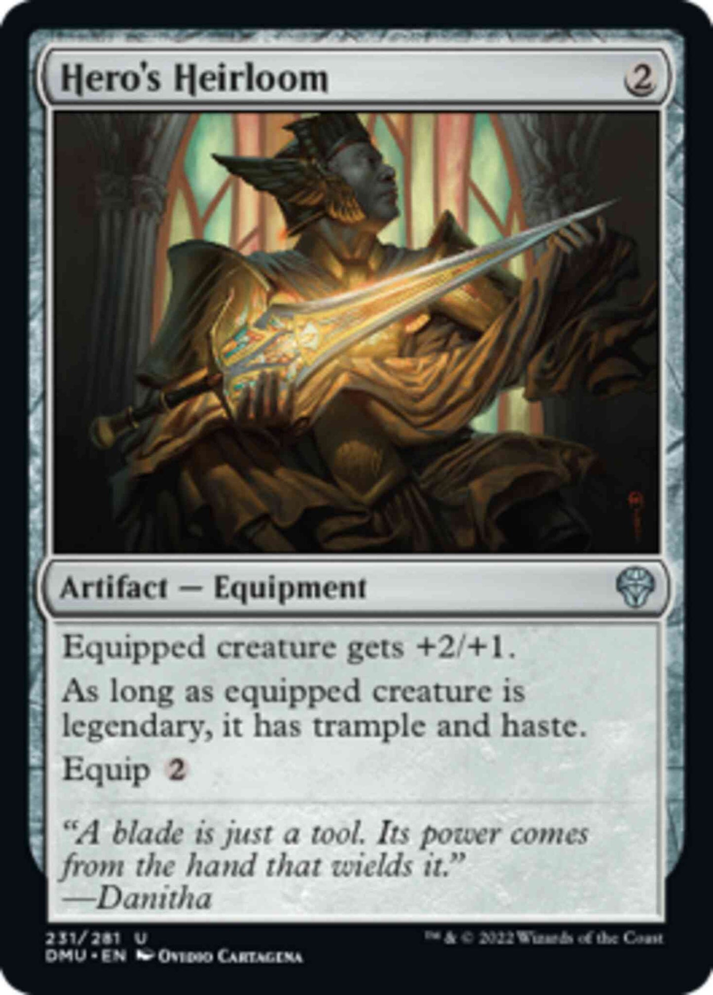 Hero's Heirloom [231] [Dominaria United] [Non-Foil]