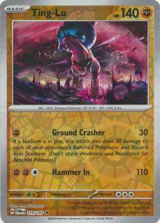 Ting-Lu - 110/167 - Rare [sv06-110] [Reverse Holo]