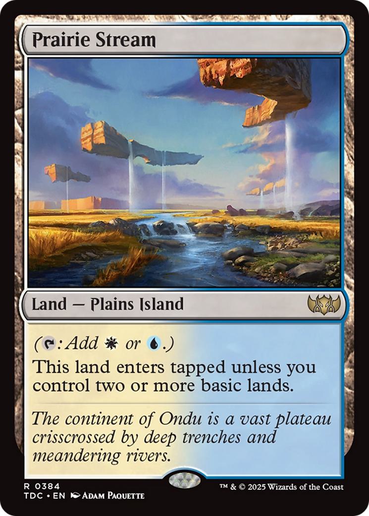 Prairie Stream [384] [Tarkir: Dragonstorm: Commander] [Non-Foil]