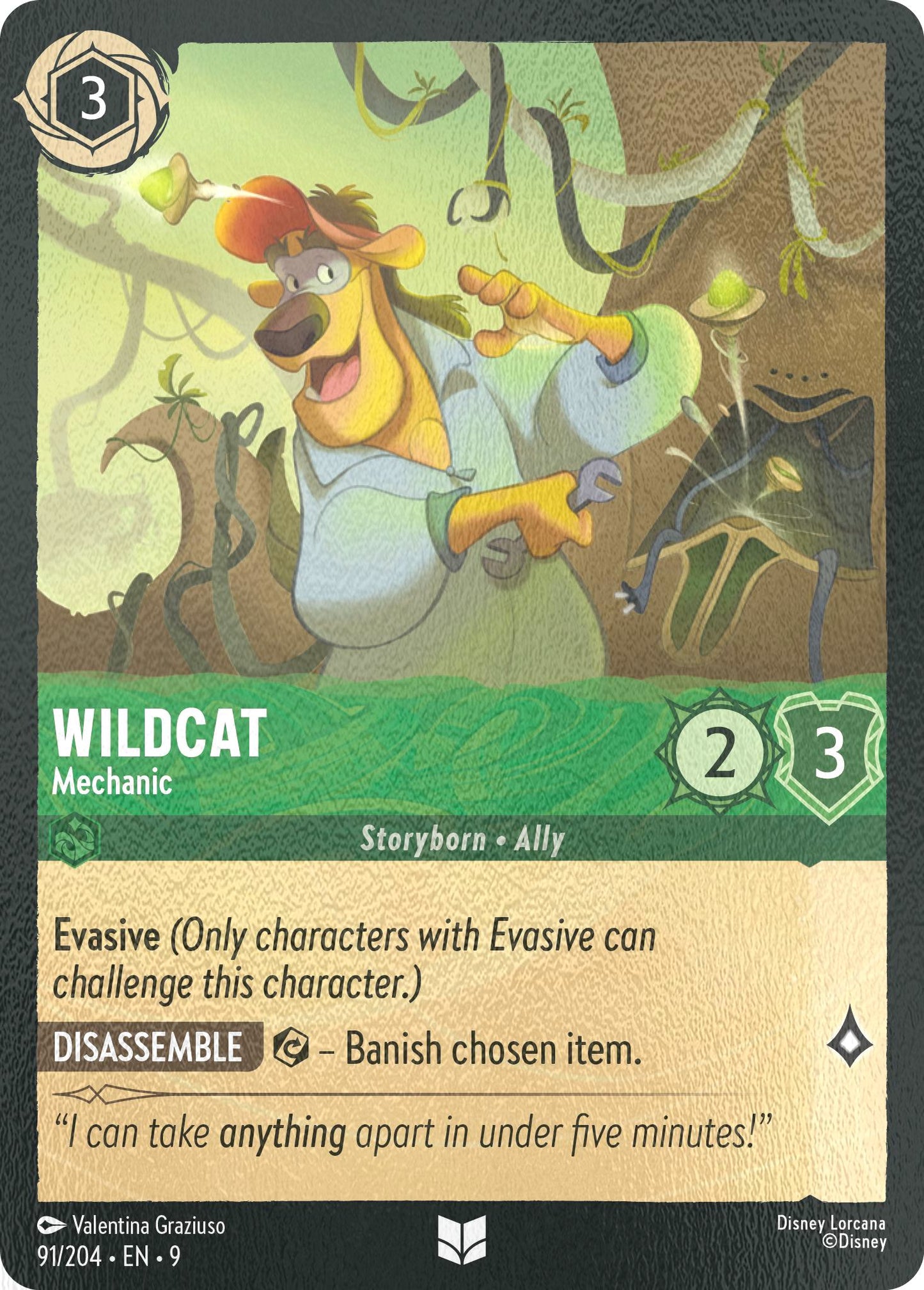 Wildcat - Mechanic - 91/204 [Fabled] [Cold Foil]