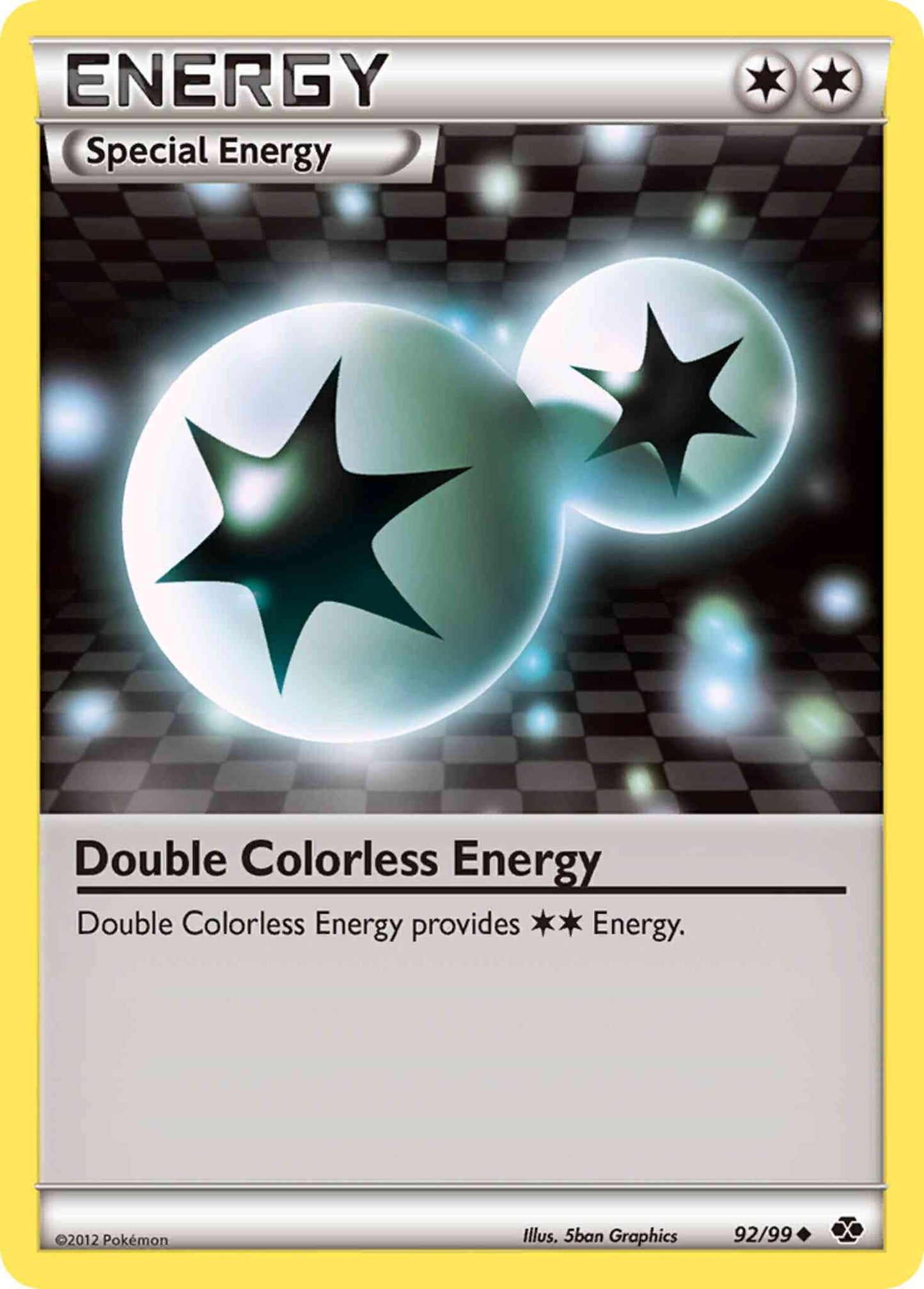 Double Colorless Energy - 92/99 - Uncommon [bw4-92] [Non-Holo]