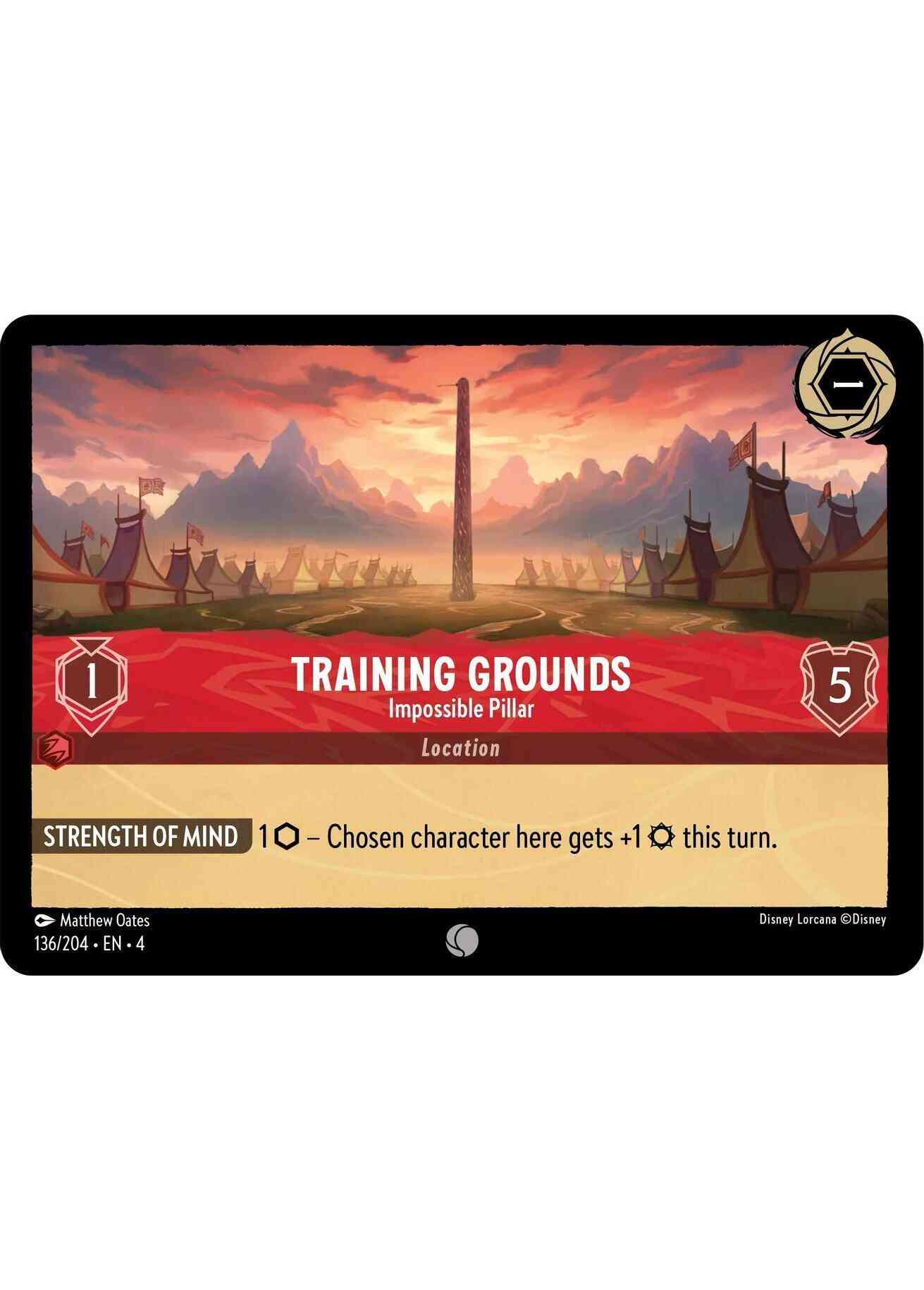Training Grounds - Impossible Pillar - 136/204 [Ursula's Return] [Non-Foil]