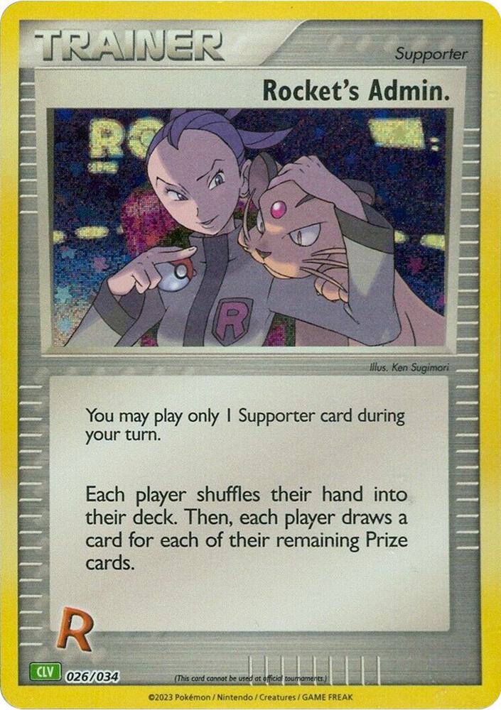 Rocket's Admin. - 026/034 - Promo - CLV [tcgc-CLV026] [Holo]