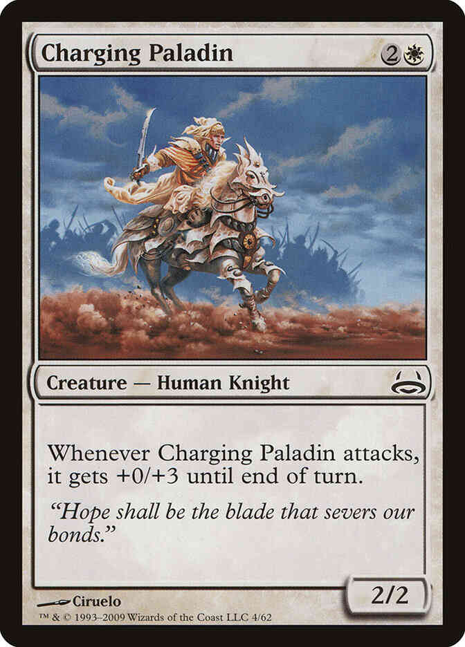 Charging Paladin [4] [Duel Decks: Divine vs. Demonic] [Non-Foil]