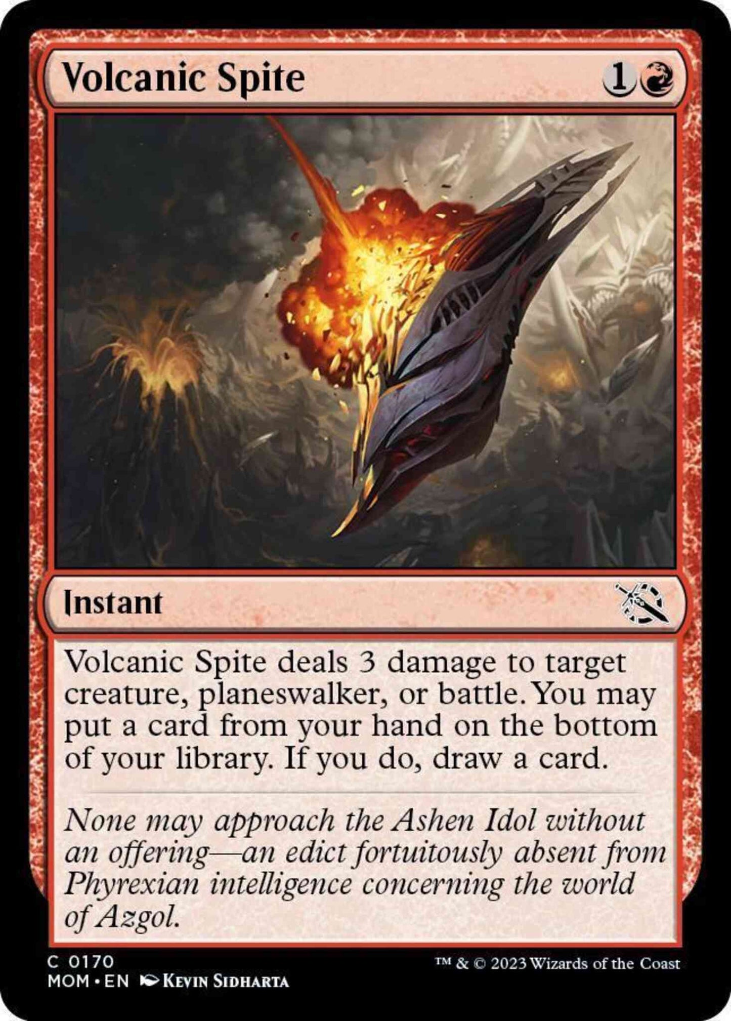Volcanic Spite [170] [March of the Machine] [Non-Foil]