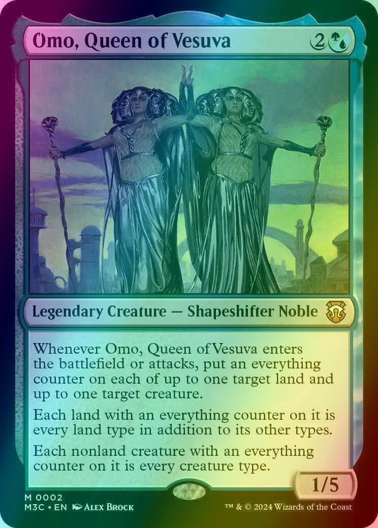Omo, Queen of Vesuva [2] [Modern Horizons 3: Commander] [Foil]