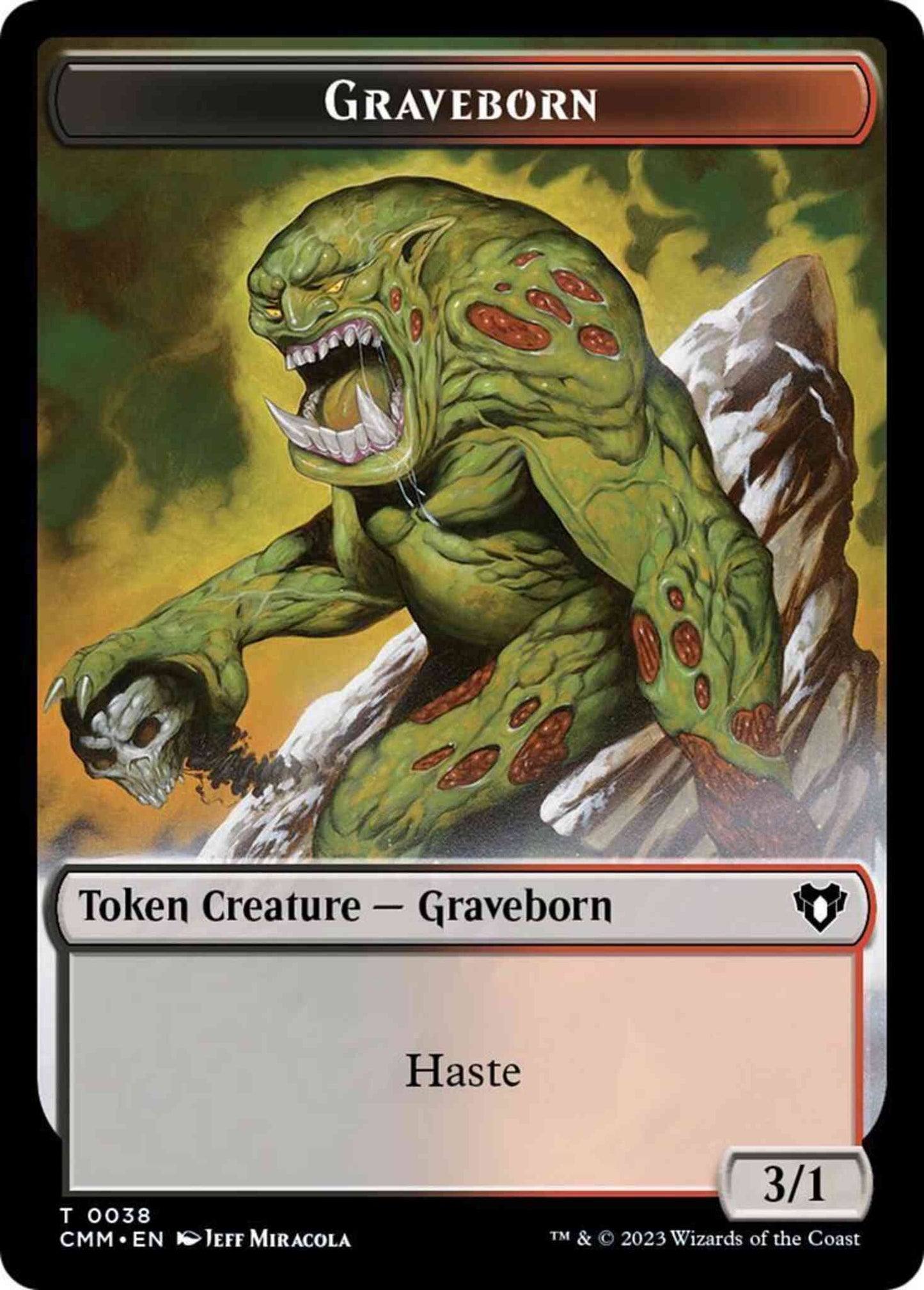 Graveborn Token (38) // Spirit Token (10) [Commander Masters: Tokens] [Non-Foil]