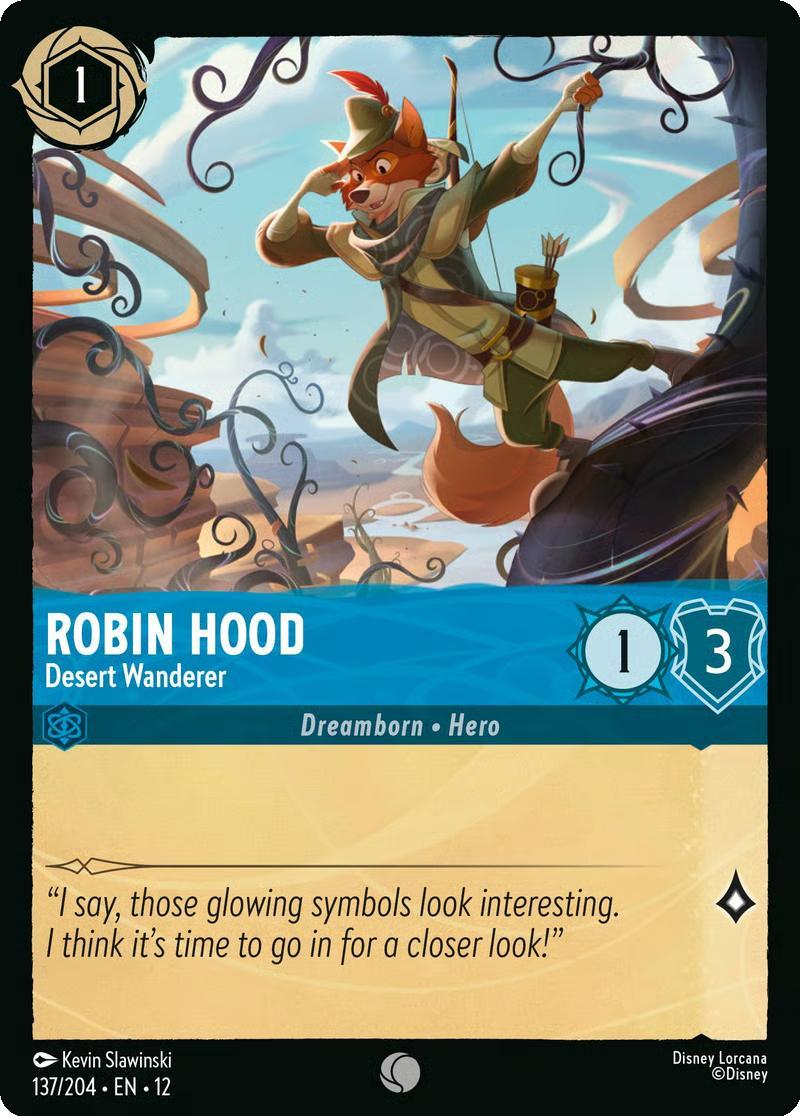 Robin Hood - Desert Wanderer - 137/204 [Wilds Unknown] [Non-Foil]