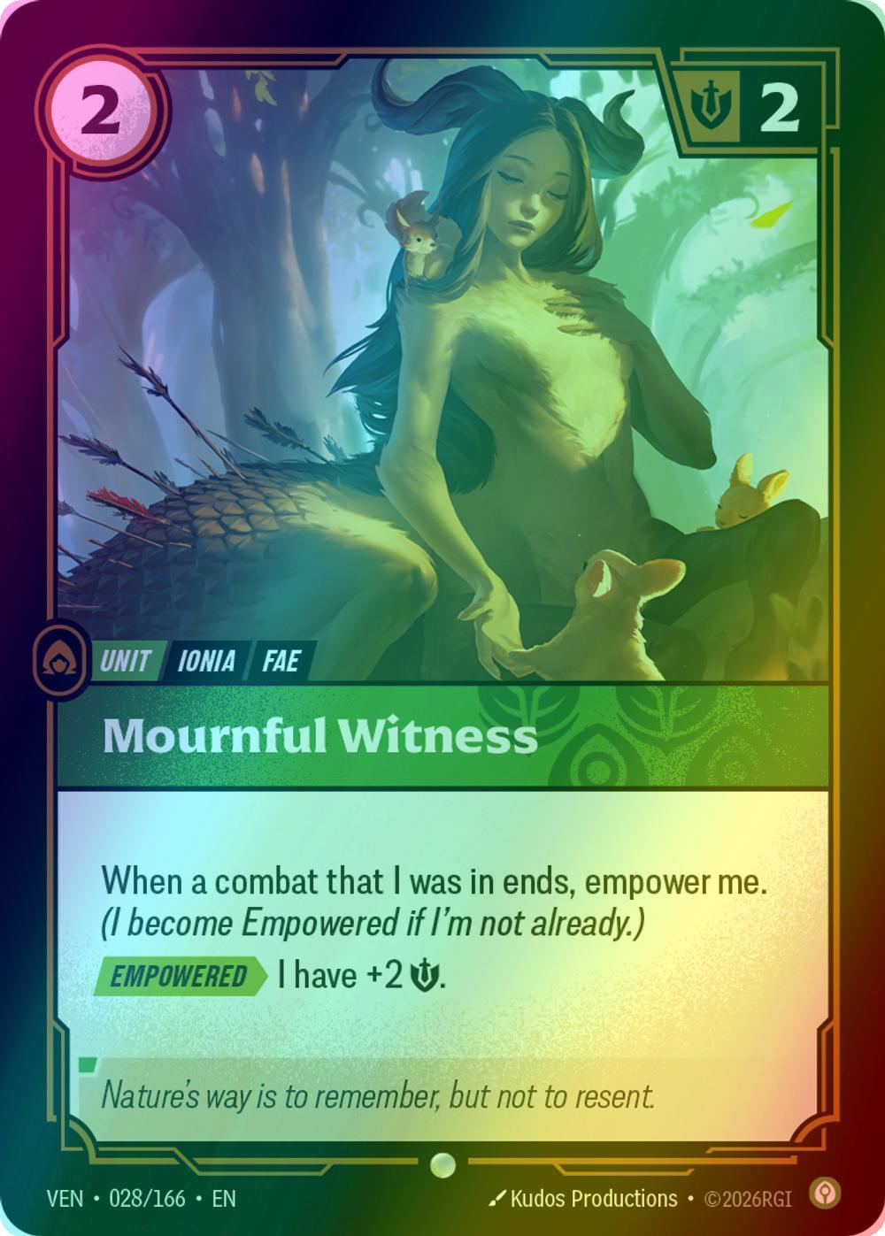 Mournful Witness - 028/166 [Vendetta] [Foil]