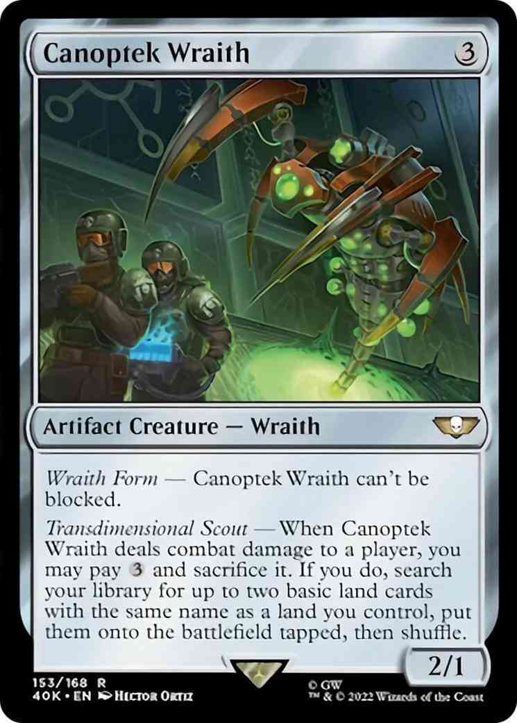 Canoptek Wraith [153] [Universes Beyond: Warhammer 40,000] [Non-Foil]