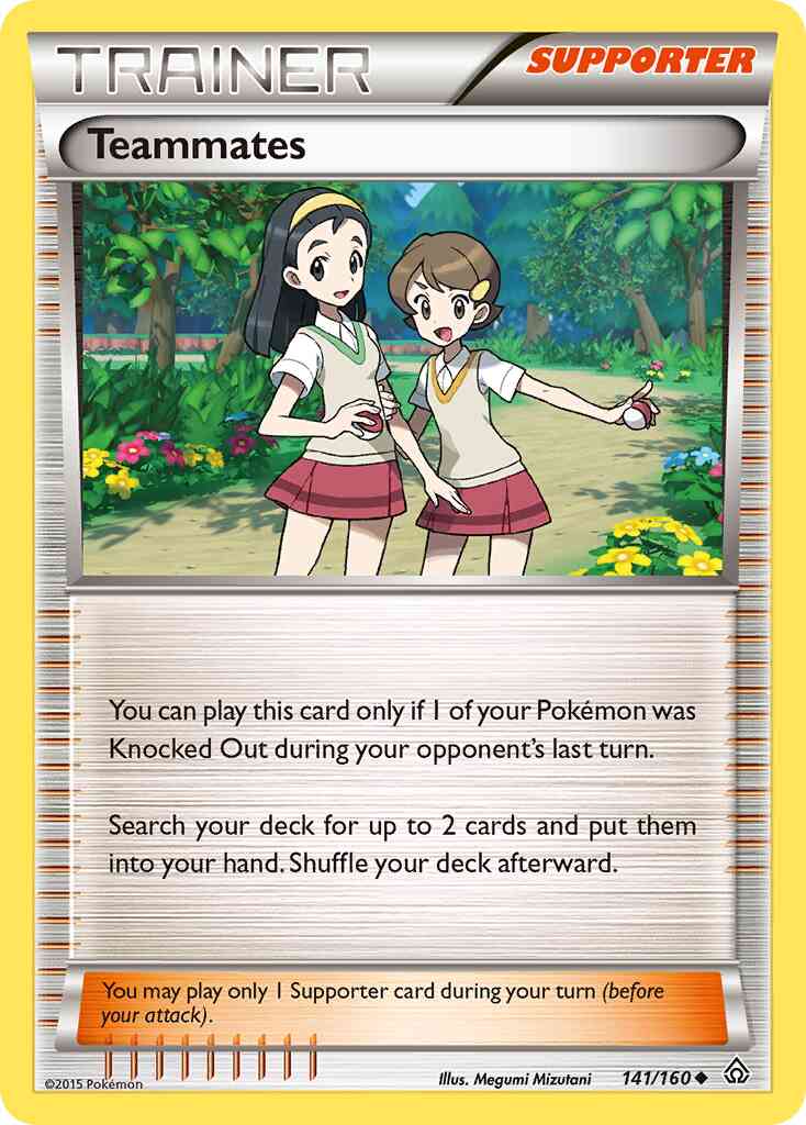 Teammates - 141/160 - Uncommon [xy5-141] [Non-Holo]