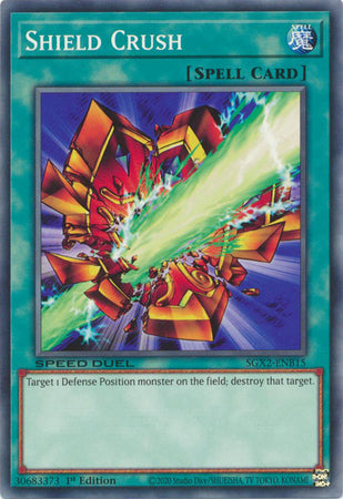 Shield Crush - SGX2-ENB15 - Common - 1st Edition