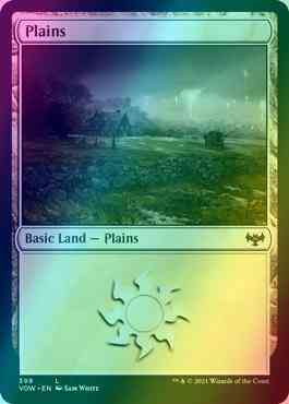 Plains [398] [Innistrad: Crimson Vow] [Foil]