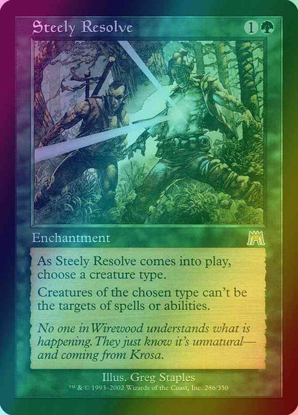 Steely Resolve [286] [Onslaught] [Foil] – Face to Face Games