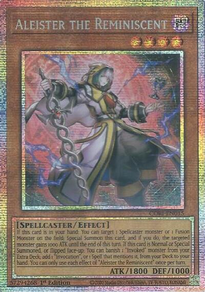 Aleister the Reminiscent - CORI-EN015 - Starlight Rare - 1st Edition