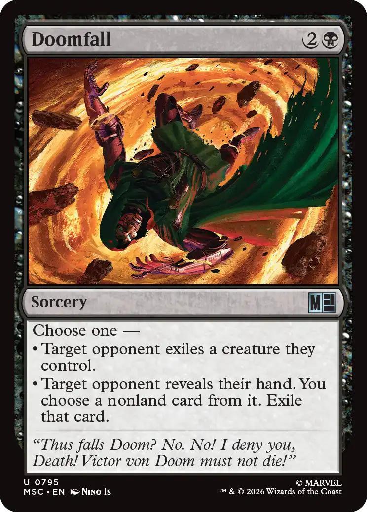 Doomfall [795] [Jumpstart] [Marvel Super Heroes: Commander] [Non-Foil]